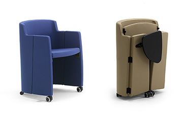 Sillon plegable y apilable para congresos y convenciones Clac