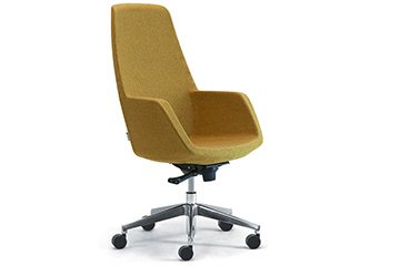 Sillon presidencial con reposacabezas de diseno moderno para mobiliario de estudio y oficina  Gaia