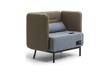 Alcova sofa de espera modular para la entrada, el vestibulo y la recepcion del hotel Around