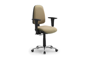 Sillas y sillones de trabajo para escritorio de oficina con reposabrazos Synchron Jolly