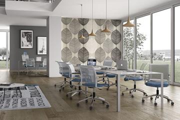 Sillas ergonomicas para mobiliario de oficina con estilo moderno