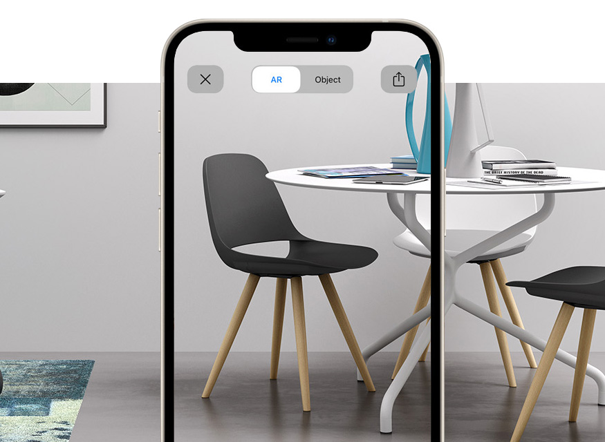 silla para sala de reunion y conferencias con realidad aumentada Cosmo