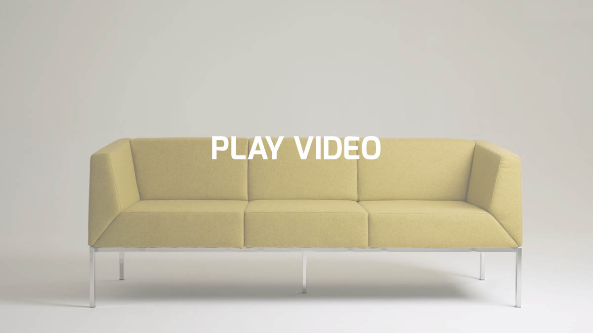 Sofas para espera con un estilo minimalista | KOS 2021 by Leyform