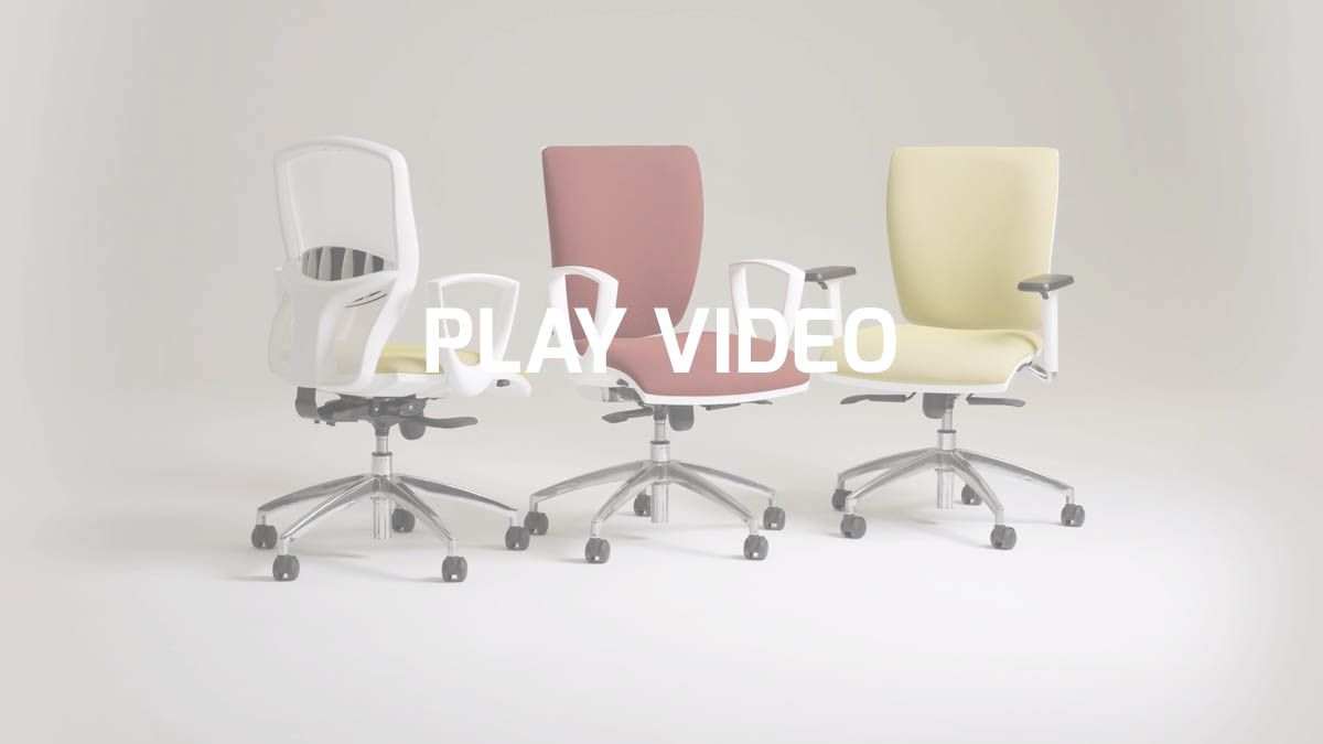 Silla de trabajo para smart-working con malla transpirable | Sprint RE by Leyform